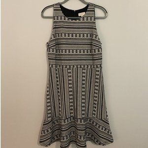 LOFT Outlet Black and White Dress
